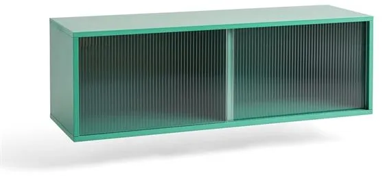 HAY Colour Cabinet Regal mit Glastüren Medium Dunkel Mint